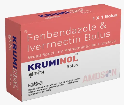 KRUMINOL-(fenbendazole & ivermectin Bolus))